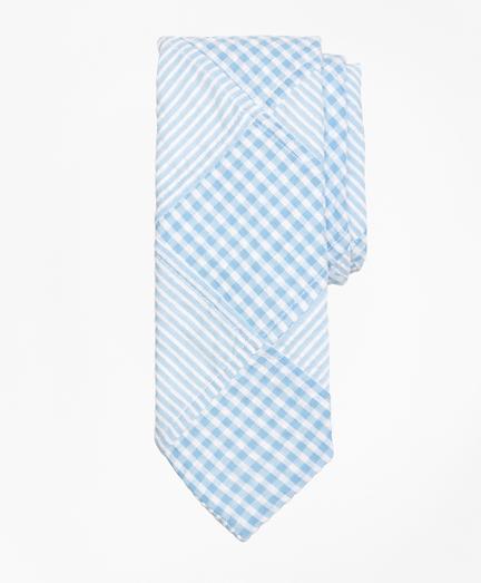 Brooks Brothers Patchwork Seersucker Tie