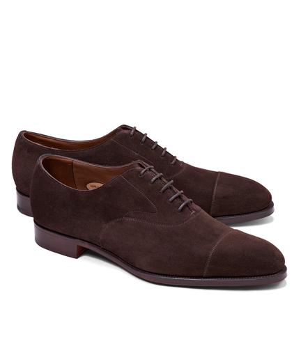 Brooks Brothers Edward Green Chelsea Suede Captoe Bals