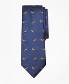 Brooks Brothers Pheasant Print Silk Tie