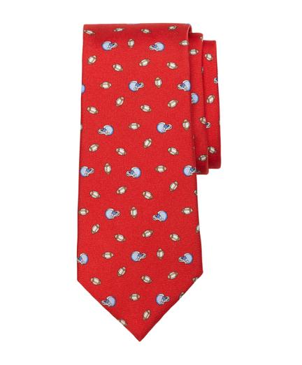 Brooks Brothers Football Print Tie