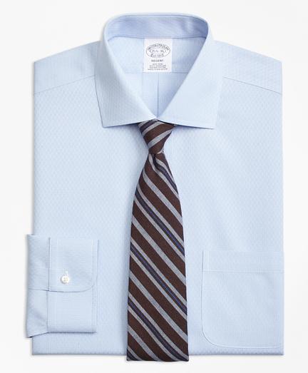 Brooks Brothers Non-iron Regent Fit Dobby Diamond Dress Shirt