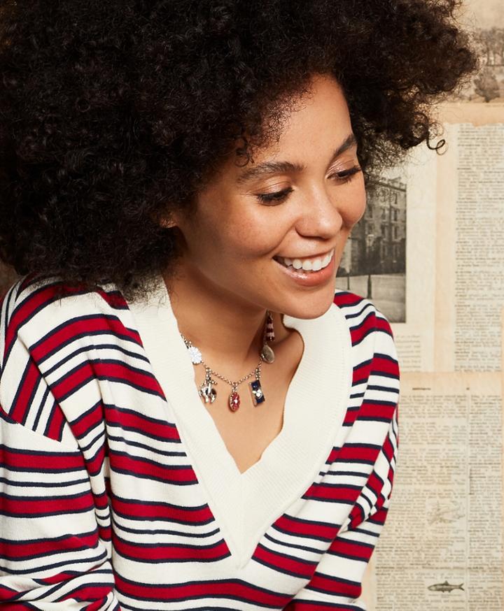 Brooks Brothers Women's Nautical Charm Necklace