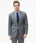 Brooks Brothers Men's Regent Fit Grey Neat 1818 Suit