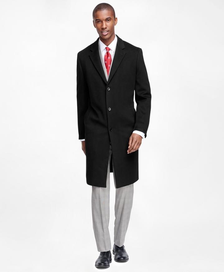 Brooks Brothers Men's Brooksstorm Long Town Coat