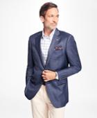 Brooks Brothers Men's Madison Fit Saxxon Wool Check With Windowpane Sport Coat