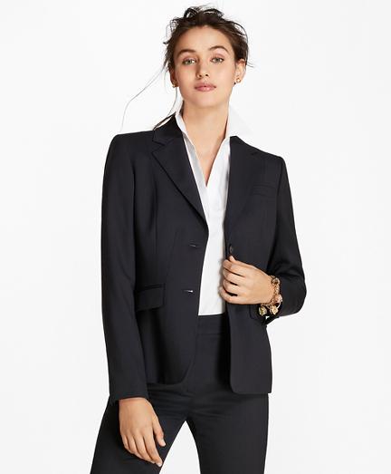 Brooks Brothers Petite Wool Two-button Jacket