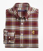 Brooks Brothers Non-iron Supima Cotton Large Plaid Sport Shirt