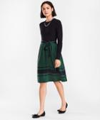 Brooks Brothers Shimmer Wool-cotton Sweater Dress
