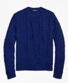 Brooks Brothers Cable Knit Crewneck
