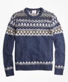 Brooks Brothers Wool-alpaca-blend Fair Isle Sweater