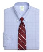 Brooks Brothers Milano Slim-fit Dress Shirt, Non-iron Glen Plaid