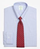 Brooks Brothers Men's Extra Slim Fit Slim-fit Dress Shirt, Non-iron Framed Stripe