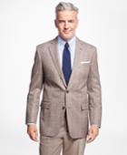 Brooks Brothers Men's Regent Fit Saxxon Wool Brokenbone With Deco Sport Coat