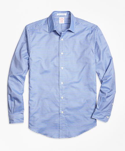 Brooks Brothers Madison Fit Horizontal Stripe Sport Shirt