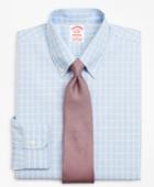 Brooks Brothers Men's Stretch Traditional Relaxed-fit, Non-iron Windowpane