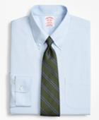 Brooks Brothers Men's Regular Fit Classic-fit Dress Shirt, Non-iron Tonal Ground Stripe