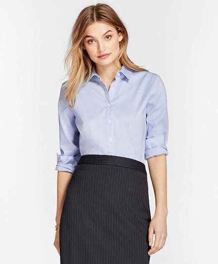 Brooks Brothers Nine-to-nine Stretch Cotton Pinpoint Oxford Shirt