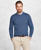 Brooks Brothers Golden Fleece 3-d Knit Cashmere Cable Sweater