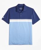 Brooks Brothers Men's Performance Series Placed Stripe Polo Shirt