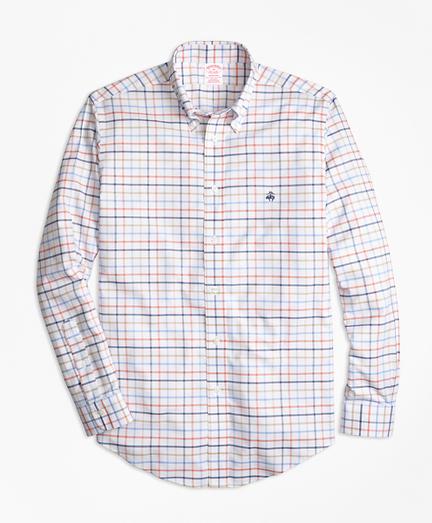 Brooks Brothers Non-iron Madison Fit Multi-windowpane Sport Shirt