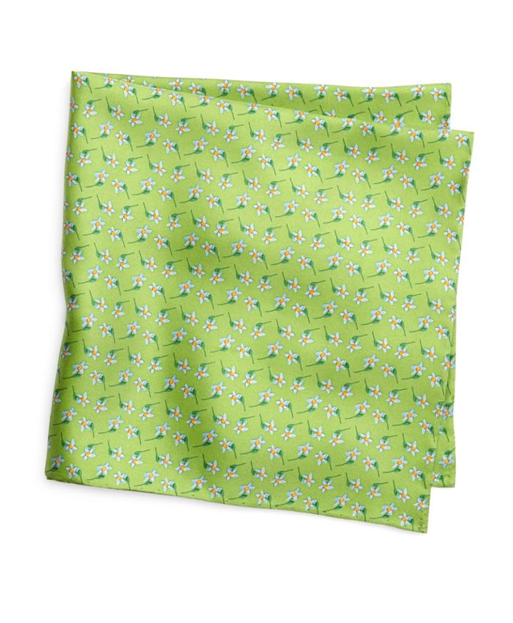 Brooks Brothers Men's Floral Collection For St. Jude-pocket Square