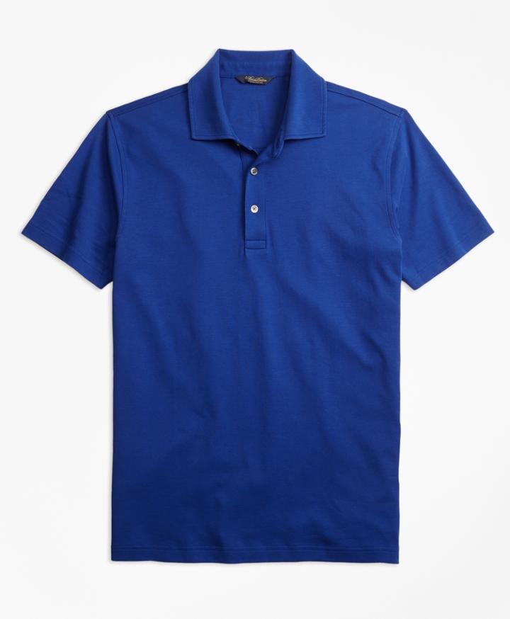 Brooks Brothers Men's Slim Fit Supima Cotton Interlock Polo Shirt