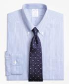 Brooks Brothers Men's Slim Fitted Dress Shirt, Non-iron Candy Stripe