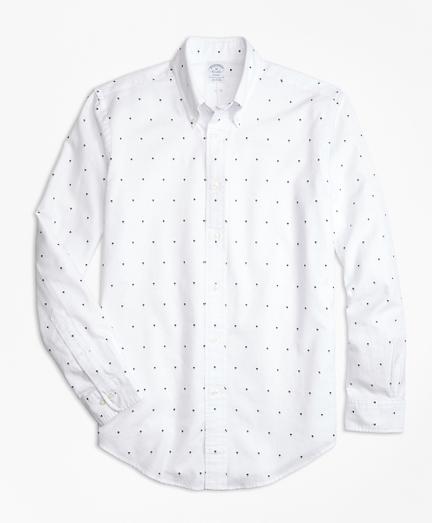 Brooks Brothers Regent Fit Palm Tree Print Sport Shirt