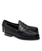 Brooks Brothers Men's Beef Roll Pebble Penny Loafers