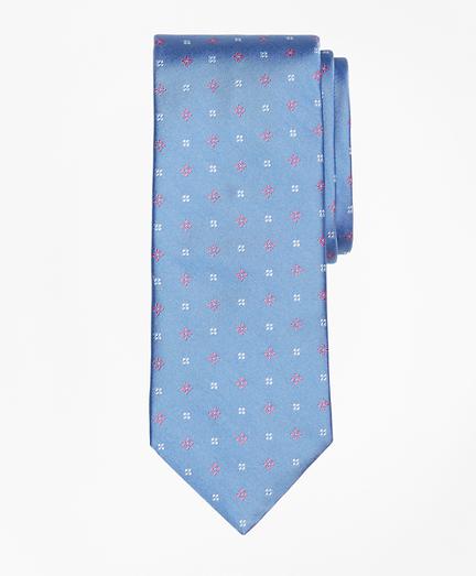 Brooks Brothers Mini-dot And Flower Tie