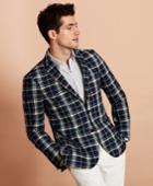 Brooks Brothers Men's Madras Cotton Two-button Sport Coat