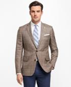 Brooks Brothers Men's Regent Fit Saxxon Wool Plaid With Windowpane Sport Coat