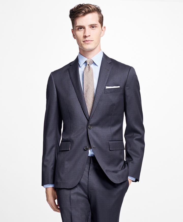 Brooks Brothers Men's Checkered Stretch-wool Sport Coat