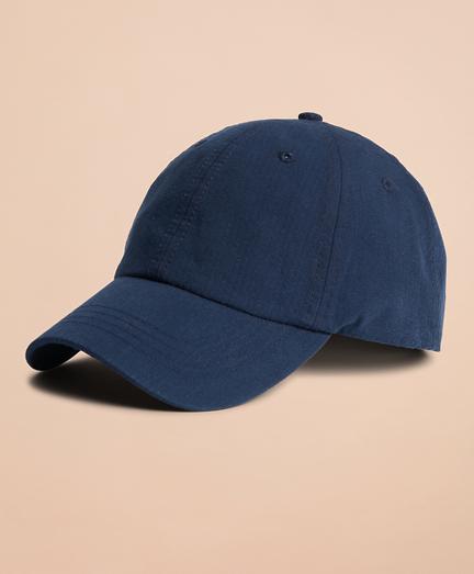 Brooks Brothers Seersucker Baseball Hat
