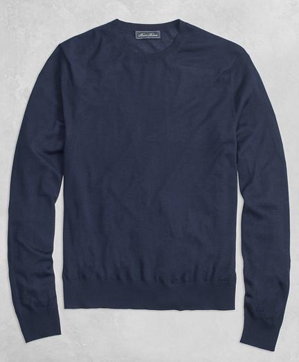 Brooks Brothers Golden Fleece 3-d Knit Fine Gauge Crewneck Sweater