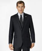 Brooks Brothers Men's Regent Fit Saxxon Wool Tic 1818 Suit