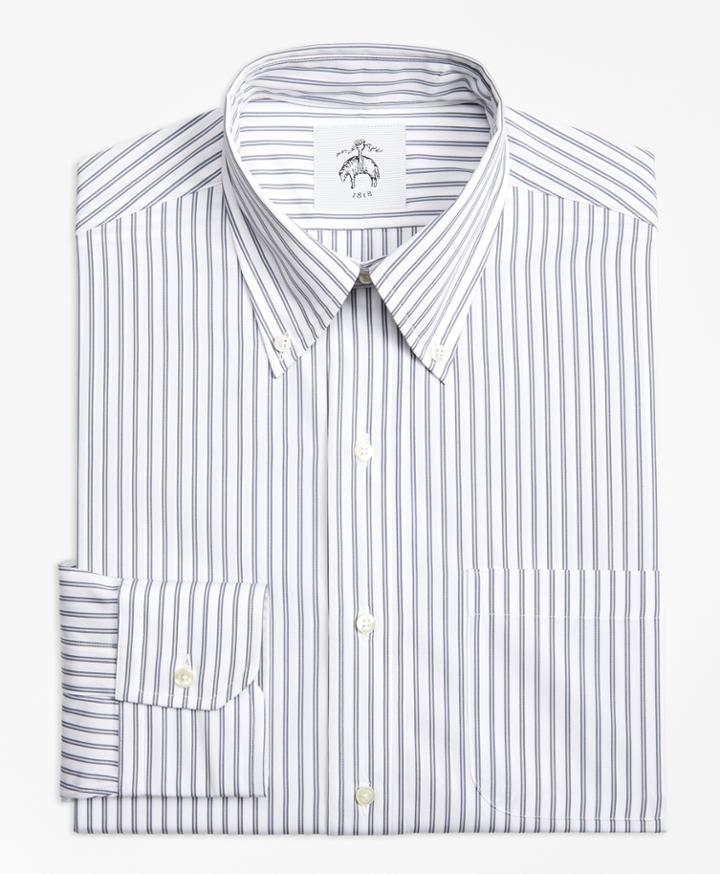 Brooks Brothers Men's Stripe Button-down Shirt