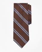 Brooks Brothers Men's Textured Heathered Double Stripe Tie