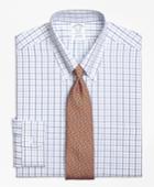 Brooks Brothers Men's Non-iron Slim Fit Alternating Check Dress Shirt