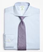 Brooks Brothers Extra Slim Fit Slim-fit Dress Shirt, Non-iron Framed Stripe