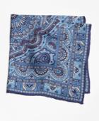 Brooks Brothers Men's Double-sided Paisley Pocket Square