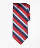 Brooks Brothers Men's Bb#1 Stripe With Double Stripe Tie