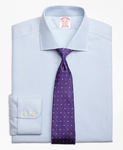 Brooks Brothers Non-iron Madison Fit Royal Oxford Candy Stripe Dress Shirt