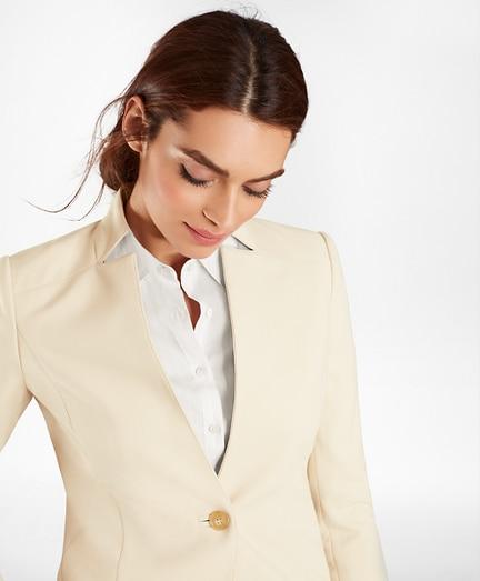 Brooks Brothers Double-weave One-button Jacket
