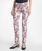 Brooks Brothers Women's Stretch-cotton Tulip Printed Five-pocket Pants