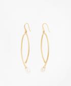 Brooks Brothers Women's Freshwater Pearl Gold-plated Long Drop Earrings