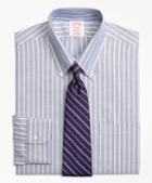 Brooks Brothers Brookscool Madison Classic-fit Dress Shirt, Non-iron Ground Shadow Stripe