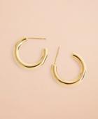 Brooks Brothers Gold-plated Small Hoop Earrings