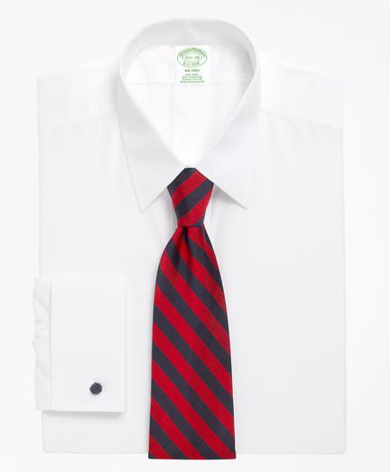 Brooks Brothers Non-iron Milano Fit Point Collar French Cuff Dress Shirt