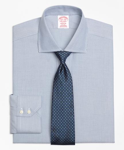 Brooks Brothers Non-iron Madison Fit Mini-stripe Dress Shirt